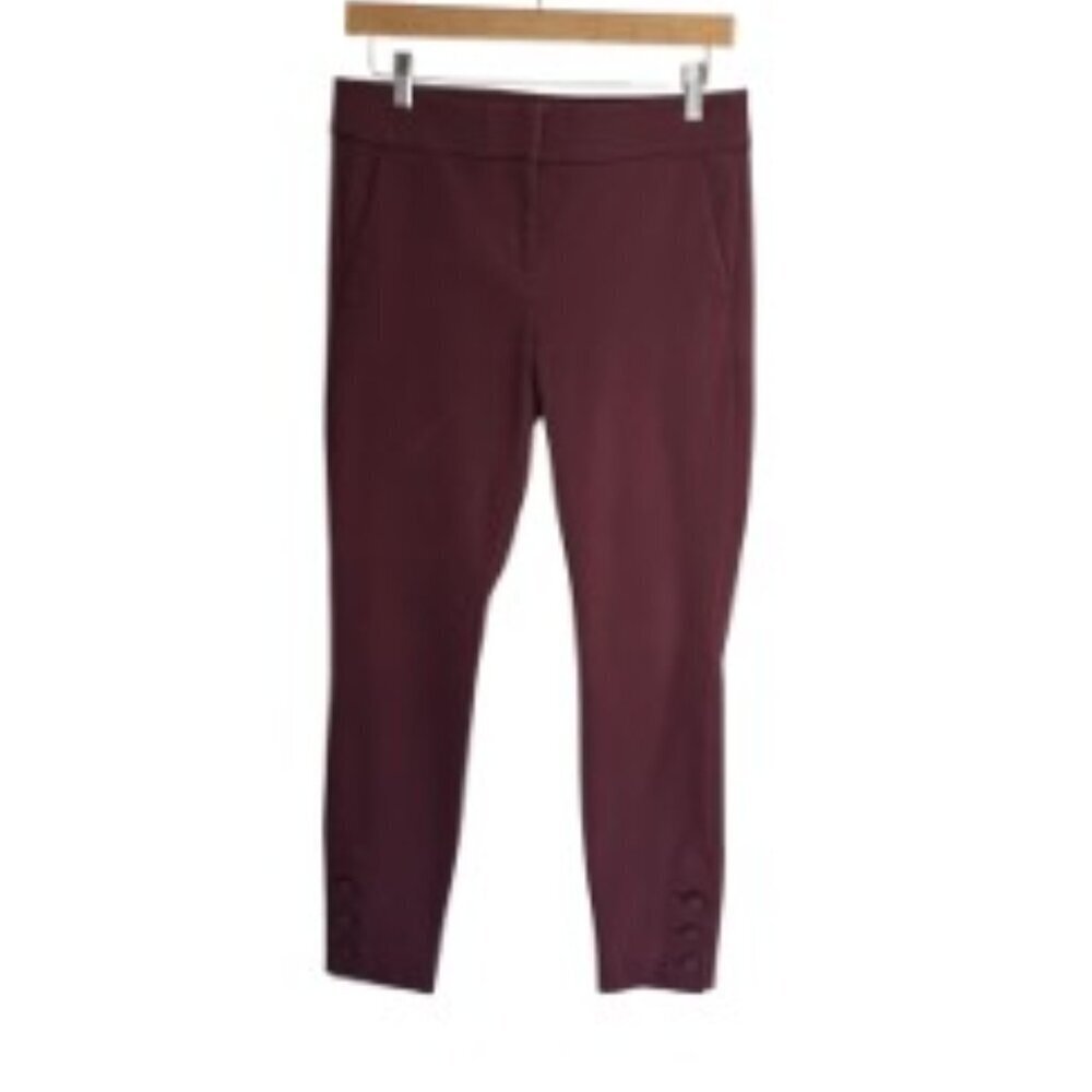 Loft Marisa Button Cuff Pants 2